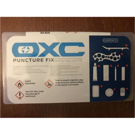 Gavepakke til sykelisten, sykkelpumpe, lappesaker og kjedekutter