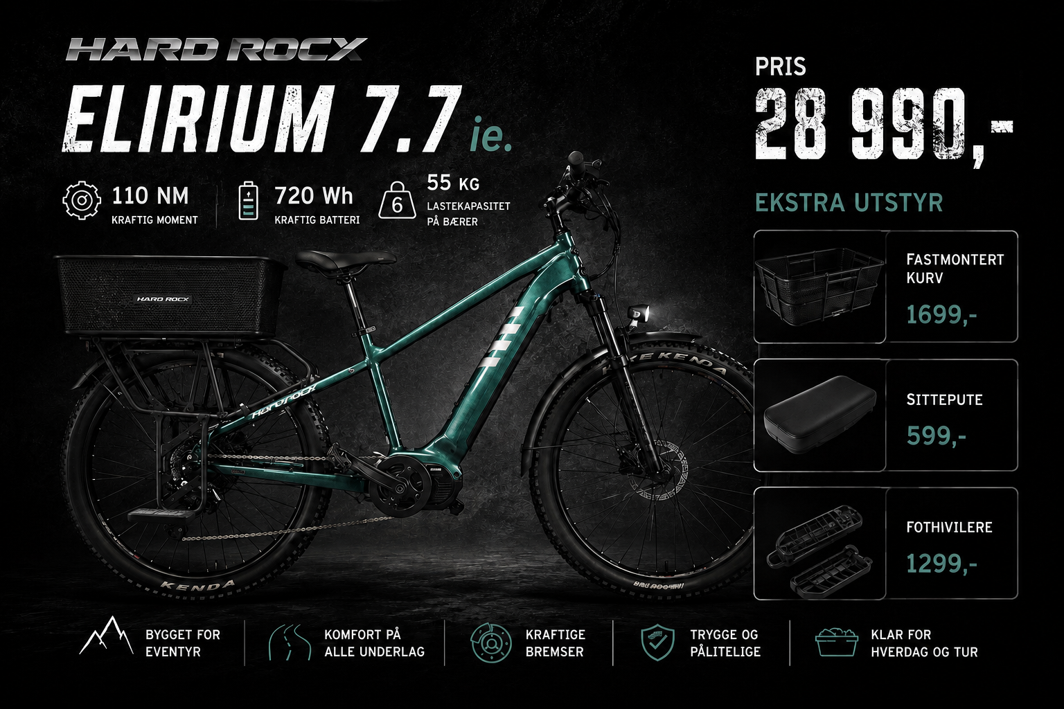 Hard Rocx Elirium 7.7i 29 R  110NM/720WH